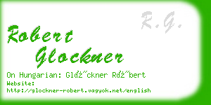 robert glockner business card